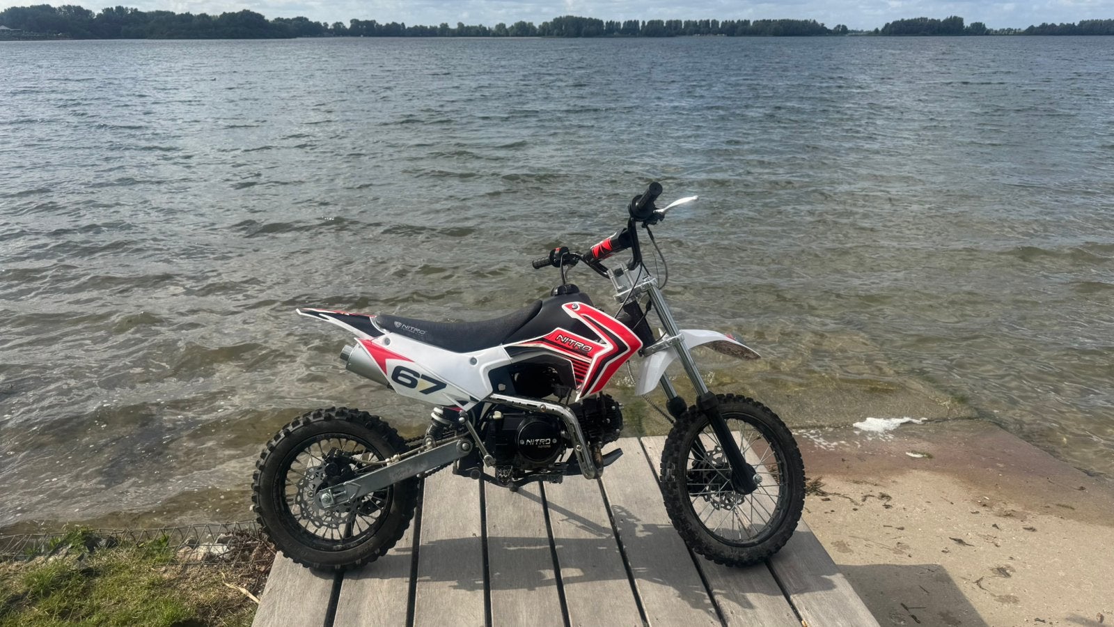 Nitro Motors 125cc Crosser te koop – nette staat, Fietsen en Brommers, Ophalen, 125 cc, Schijfrem, Pitbike
