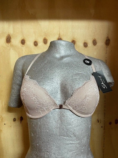 Skiny halter bh maat 70b met voorsluiting, Verzenden, Beige, BH