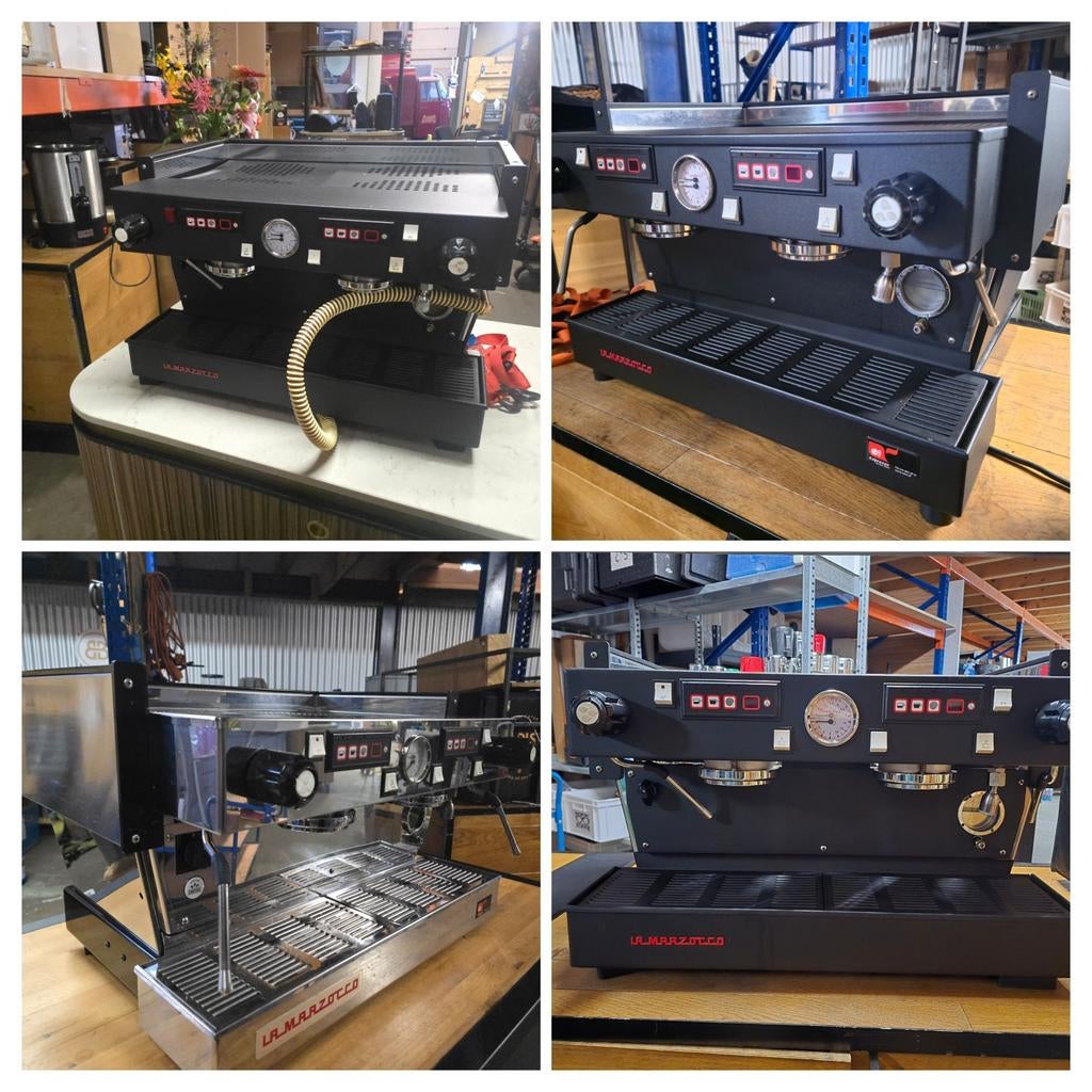 La Marzocco Linea Classic 2 Groeps - Diverse Bouwjaren, Gebruikt, Espresso apparaat, 10 kopjes of meer, Gemalen koffie