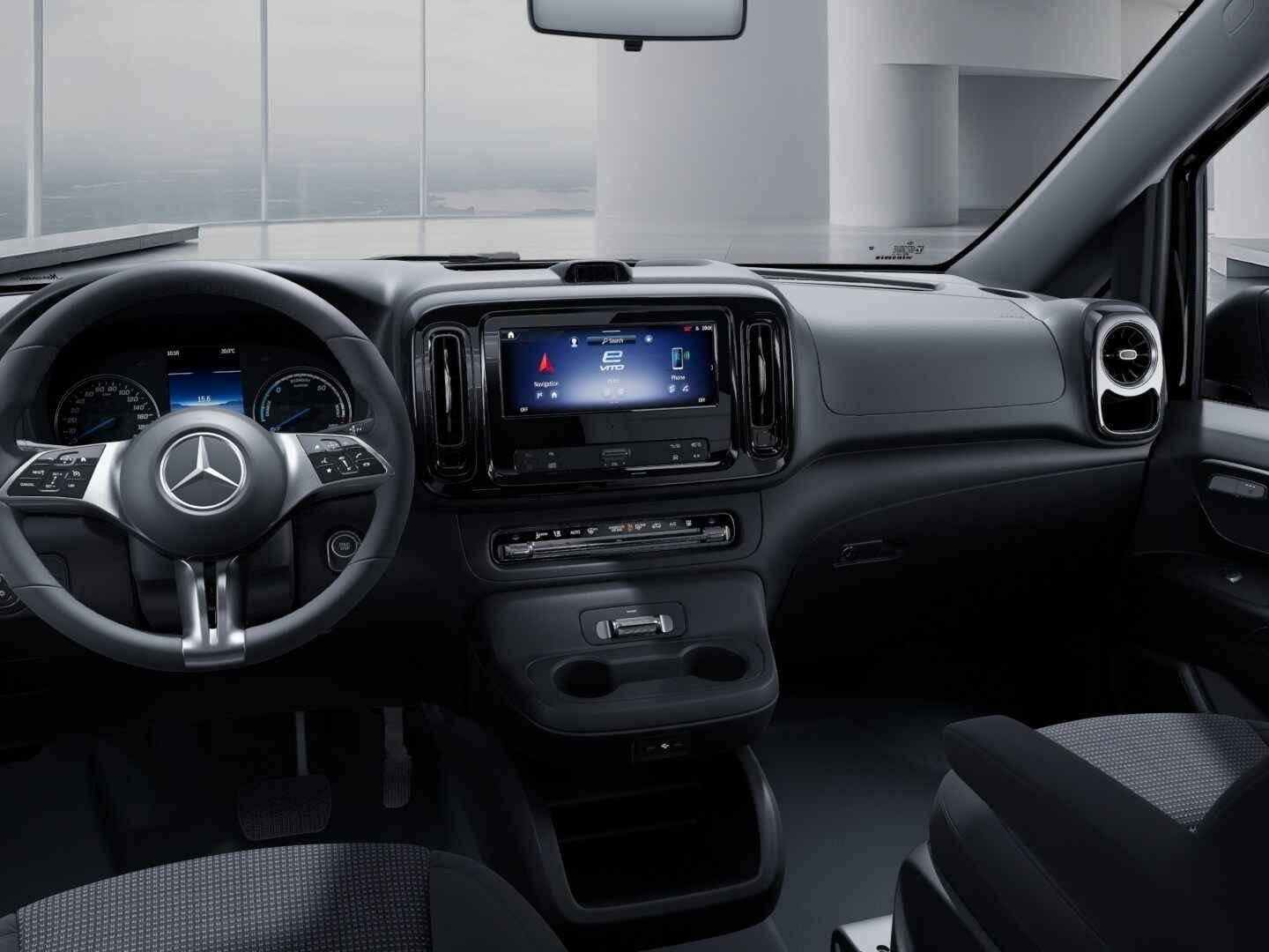 Mercedes-Benz eVito Tourer 129 PRO L3 90 kWh, Mercedes-Benz, Nieuw, 204 pk, Stoelverwarming