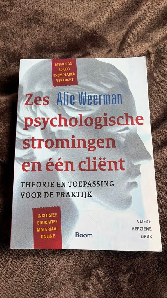 Alie Weerman Zes psychologische stromingen en één cliënt, Boeken, Ophalen of Verzenden, Zo goed als nieuw