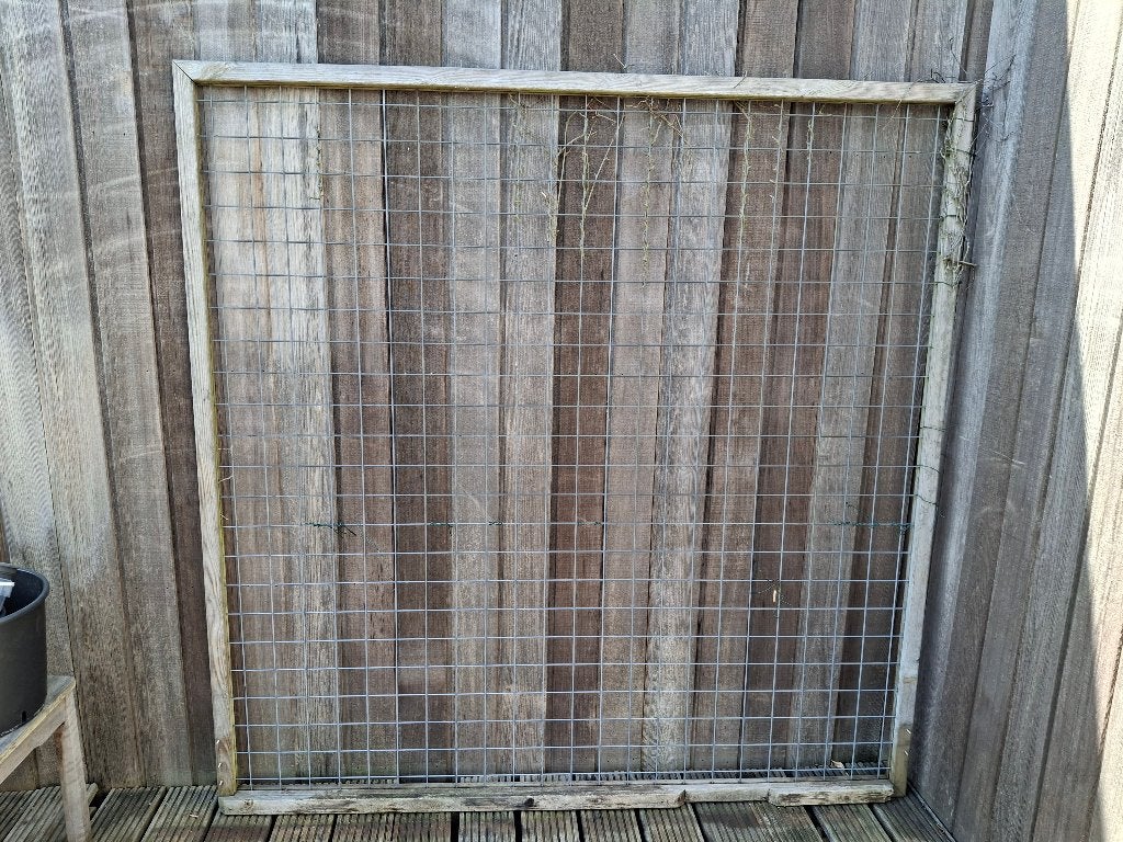 Twee gaasschermen, ieder  180 x 180 cm, Ophalen, Gebruikt, 150 tot 200 cm, 150 tot 200 cm