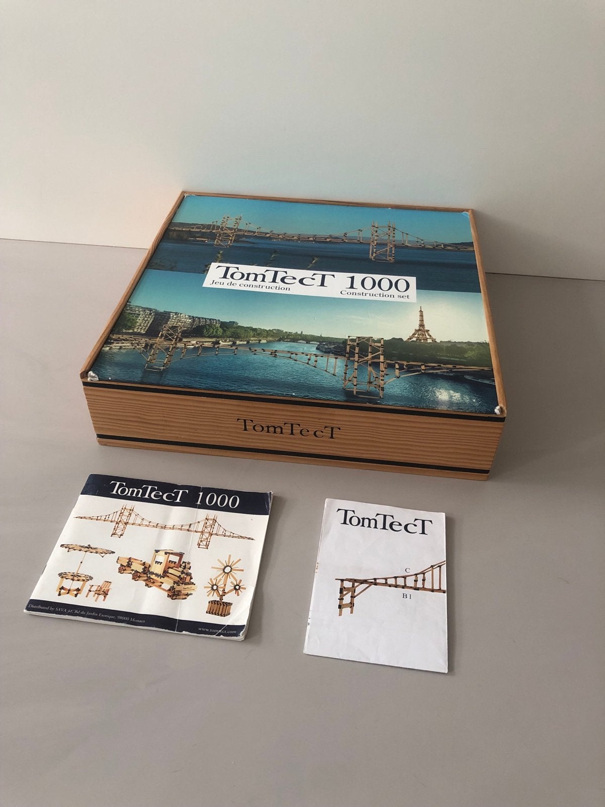 TomTect 1000 Constructieset - Houten Bouwset, Kinderen en Baby's, Ophalen of Verzenden, Zo goed als nieuw