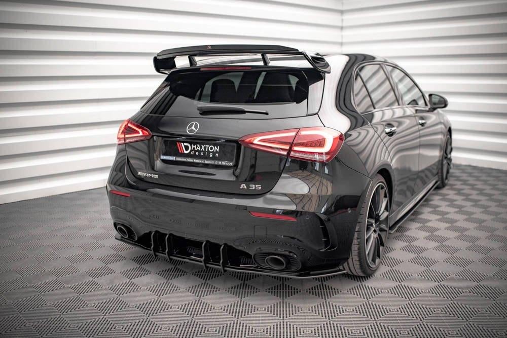 Race Voorlip sideskirt diffuser - A35 AMG + AMG Line W177, Auto diversen, Tuning en Styling, Ophalen of Verzenden