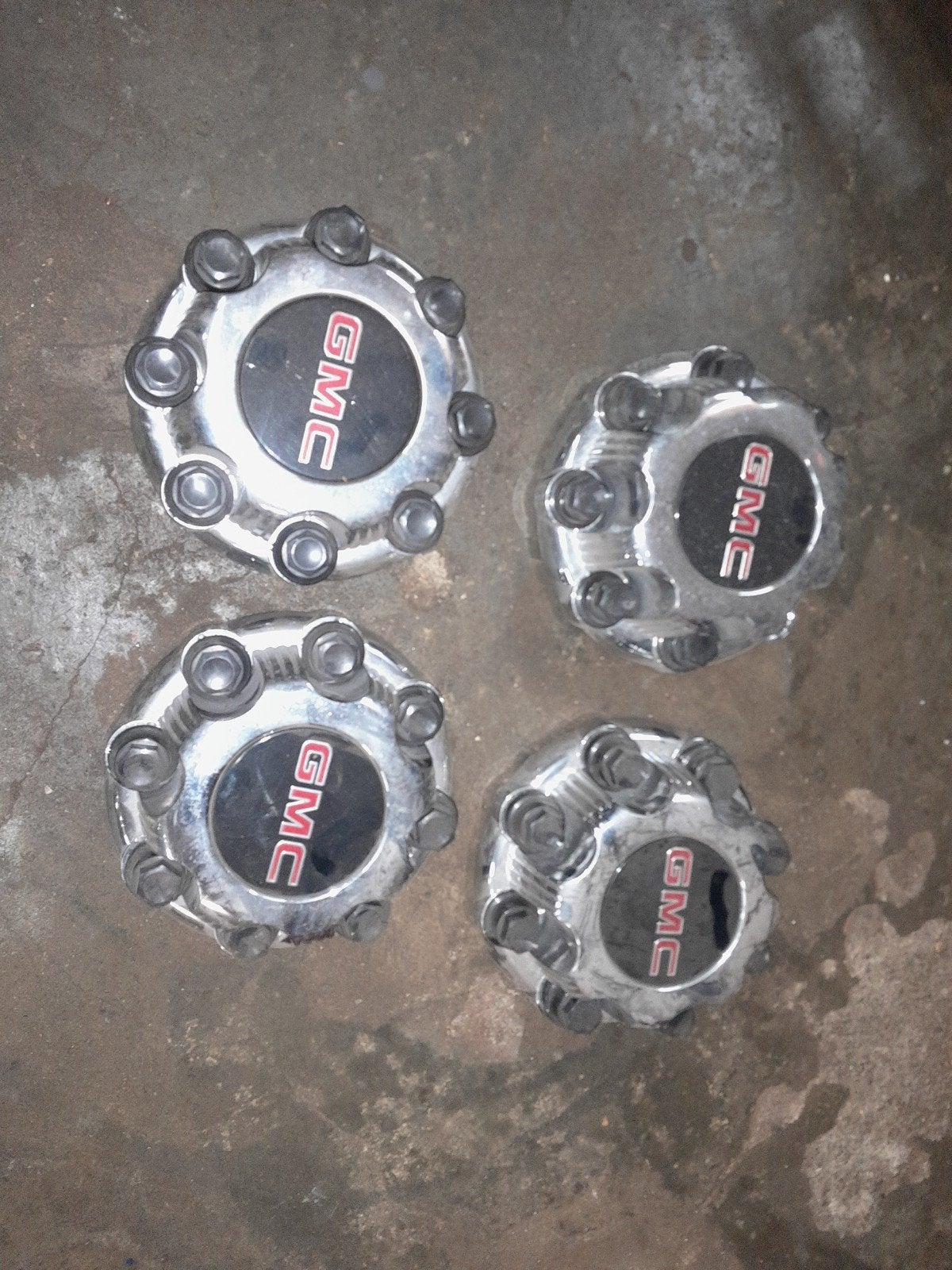 GMC Naafdoppen 8x165,1, Ophalen, Gebruikt