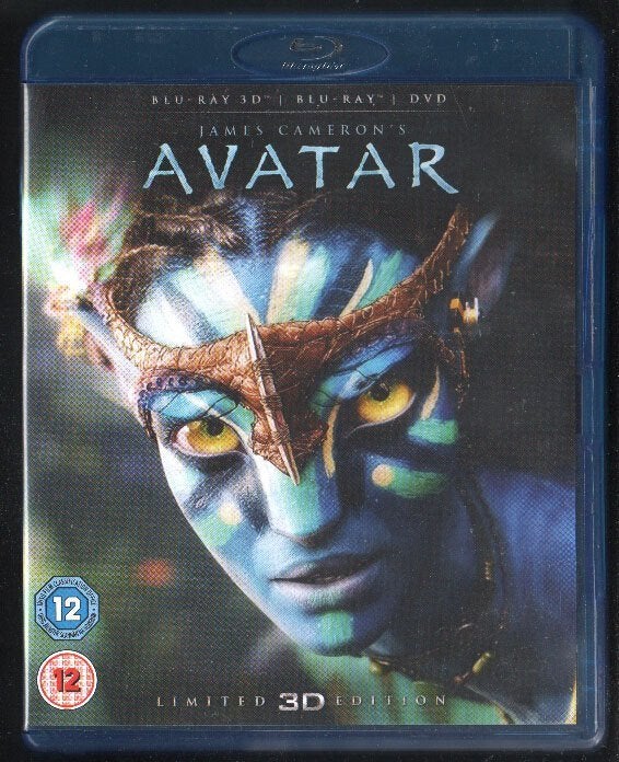 Avatar 3D+2D+DVD. Blu-ray. UK subs!, Boxset, Engels, Gebruikt, Film