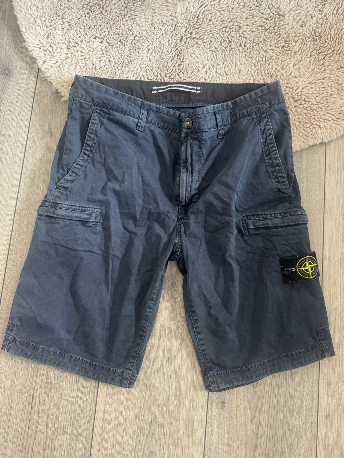 Stone Island broek maat 31, Verzenden, Gedragen, Overige maten, Blauw