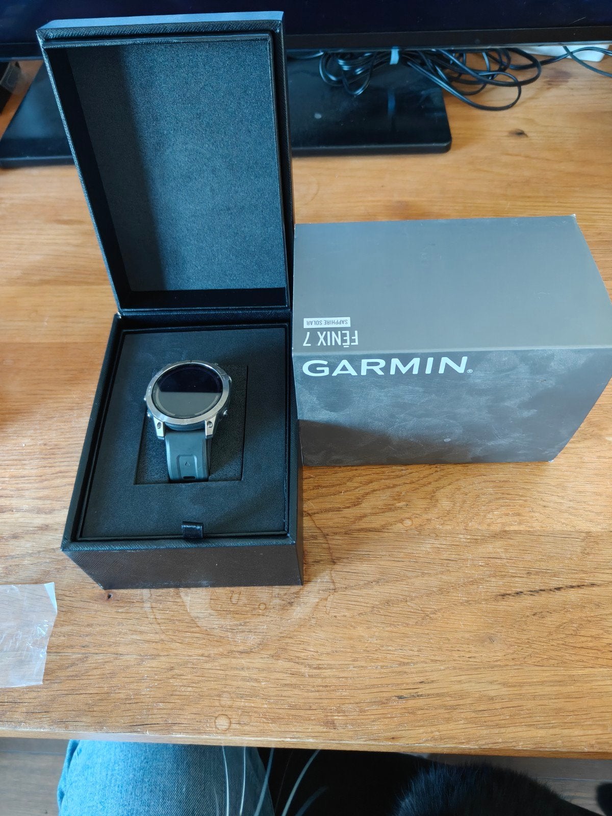 Garmin Fenix 7 Sapphire Solar Titanium 47mm, Sieraden, Tassen en Uiterlijk, Ophalen, Gebruikt, Garmin, Waterdicht