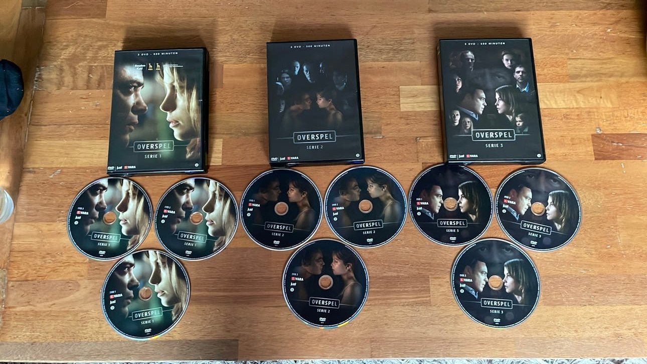 3 Seizoenen Overspel DVD serie compleet, Ophalen of Verzenden, Zo goed als nieuw
