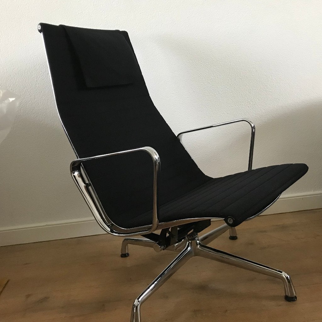 Vitra Eames fauteuil stoel EA 124 chroom vintage, Ophalen, Gebruikt, Nvt, Nvt
