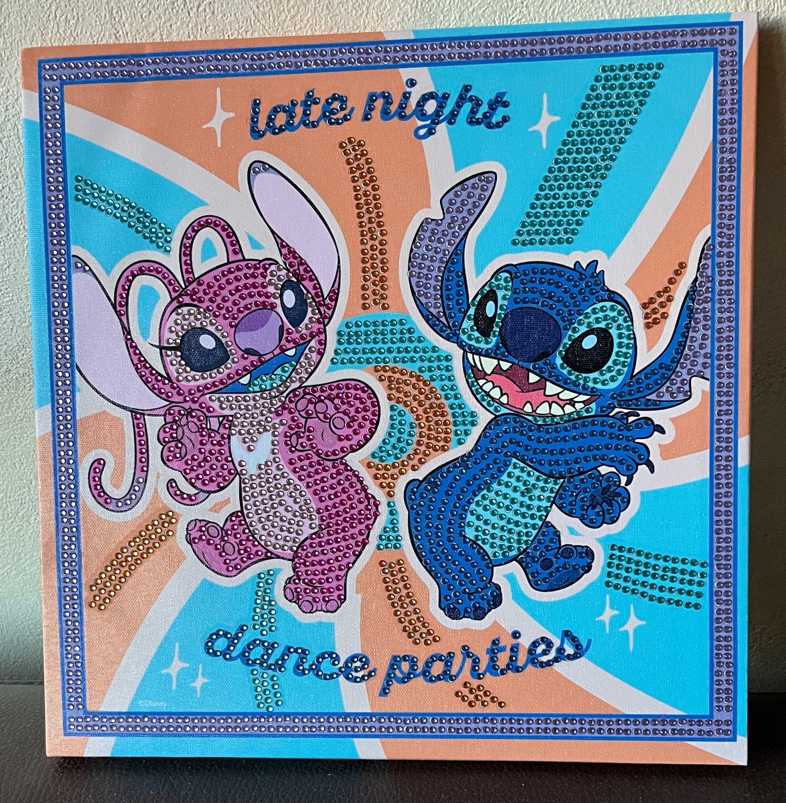 Stitch Diamond Painting schilderij, Kinderen en Baby's, Kinderkamer | Inrichting en Decoratie, Ophalen, Nieuw, Wanddecoratie