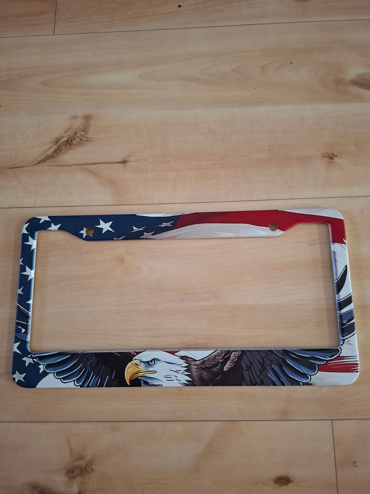 Usa kentekenframerand Aluminium, Ophalen of Verzenden, Zo goed als nieuw, Auto's