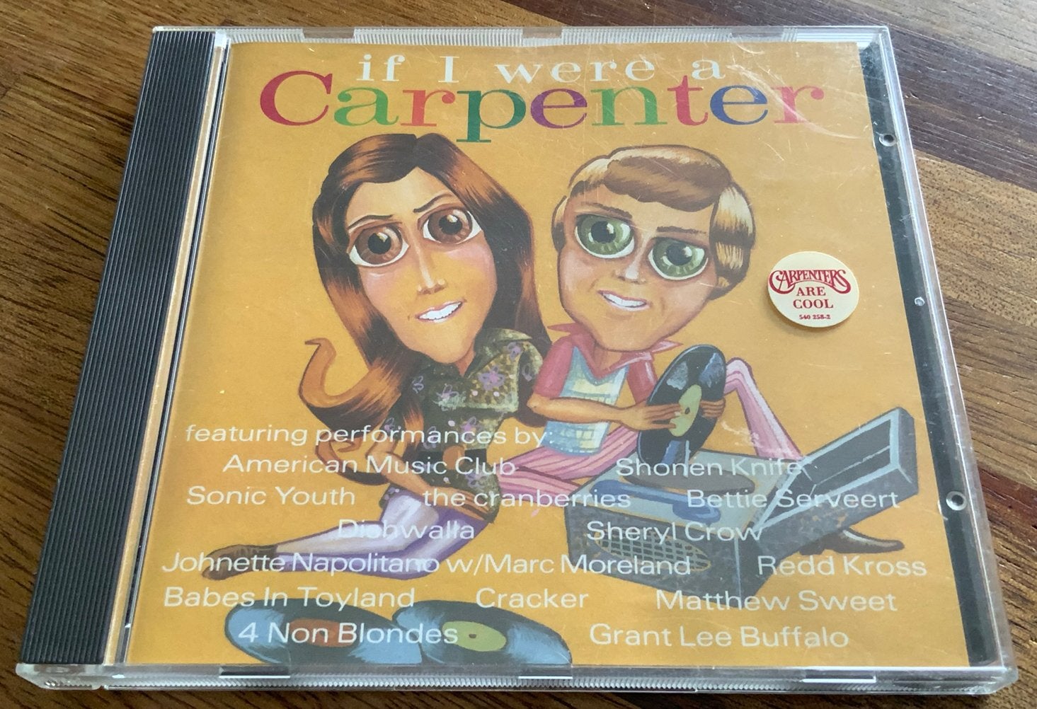 CD IF I WERE A CARPENTER VARIOUS 1994 A&M RECORDS EU, Cd's en Dvd's, Gebruikt, Verzenden, Inclusief doosje, Alternative Rock
