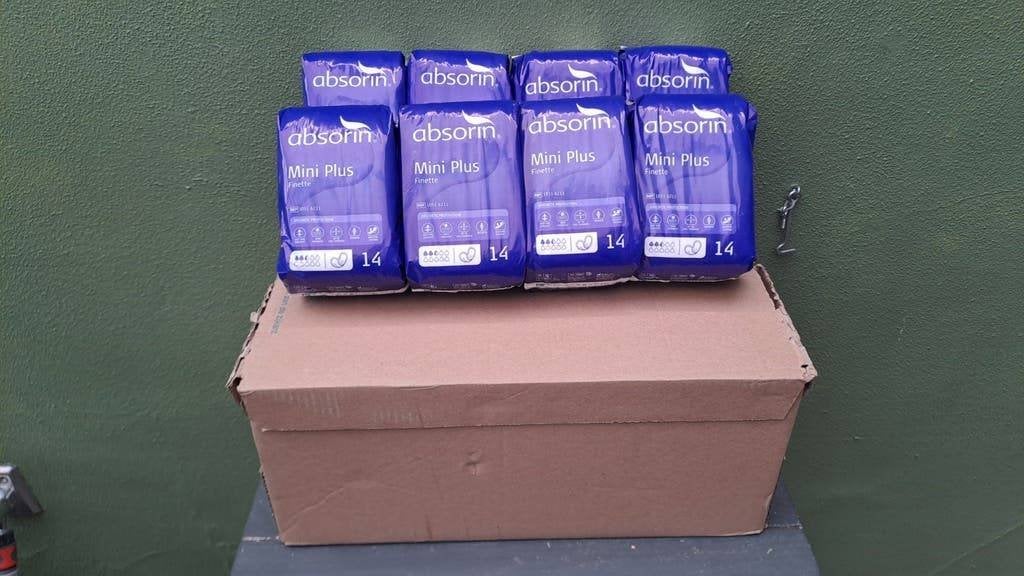 24x Absorin mini plus inleggers incontinentie, Onbekend, Nieuw, Ophalen of Verzenden, Onbekend
