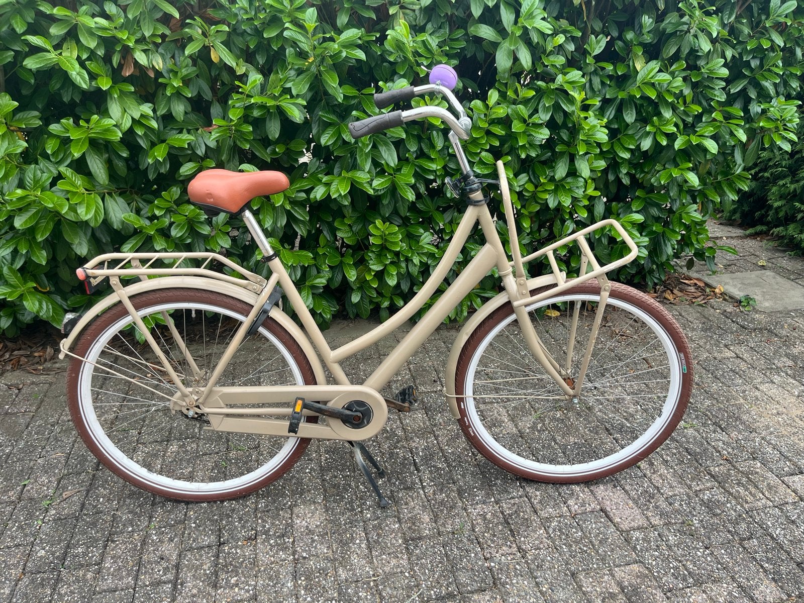 Damesfiets stationsfiets, Terugtraprem, Gebruikt, 56 cm of meer, Ophalen