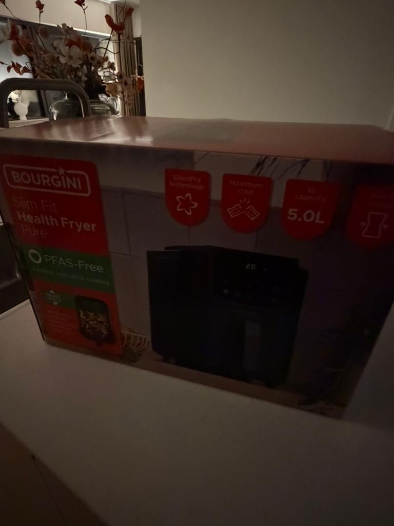 Bourgini airfryer - nieuw in doos, 4 liter of meer, Ophalen, Nieuw