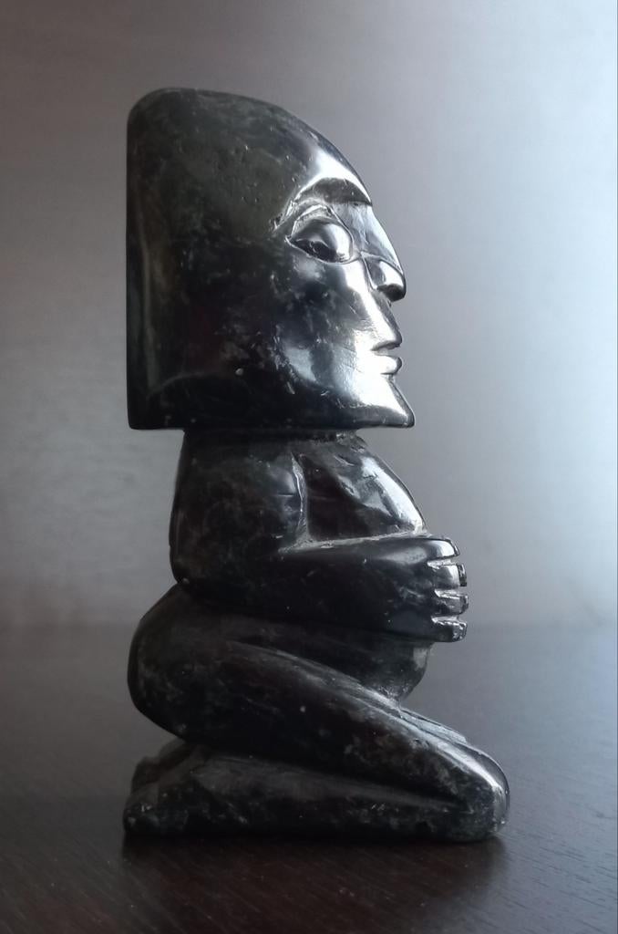 Mezcala stenen sculptuur – zeldzaam Stone Sculpture, Antiek en Kunst, Kunst | Beelden en Houtsnijwerken, Ophalen of Verzenden