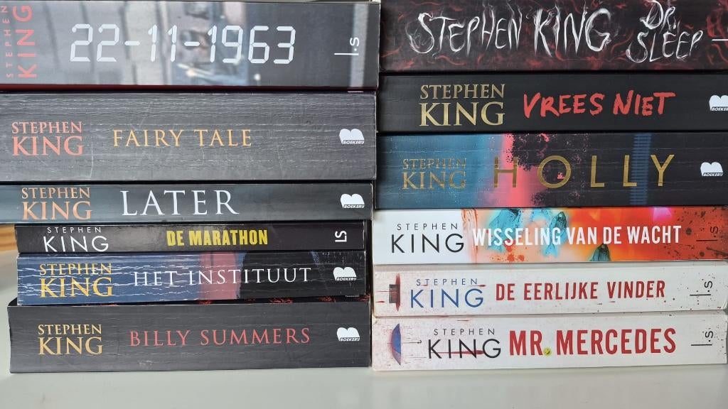 12 Stephen King boeken, Boeken, Ophalen, Gelezen, Stephen King, Nederland