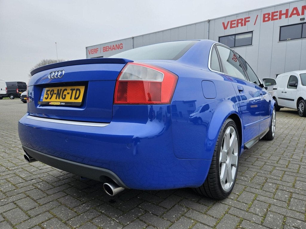 Audi A4 Limousine 4.2 V8 quattro S4 350pk Airco Cruise NAP, Auto's, Audi, Gebruikt, Blauw, Origineel Nederlands, Bedrijf