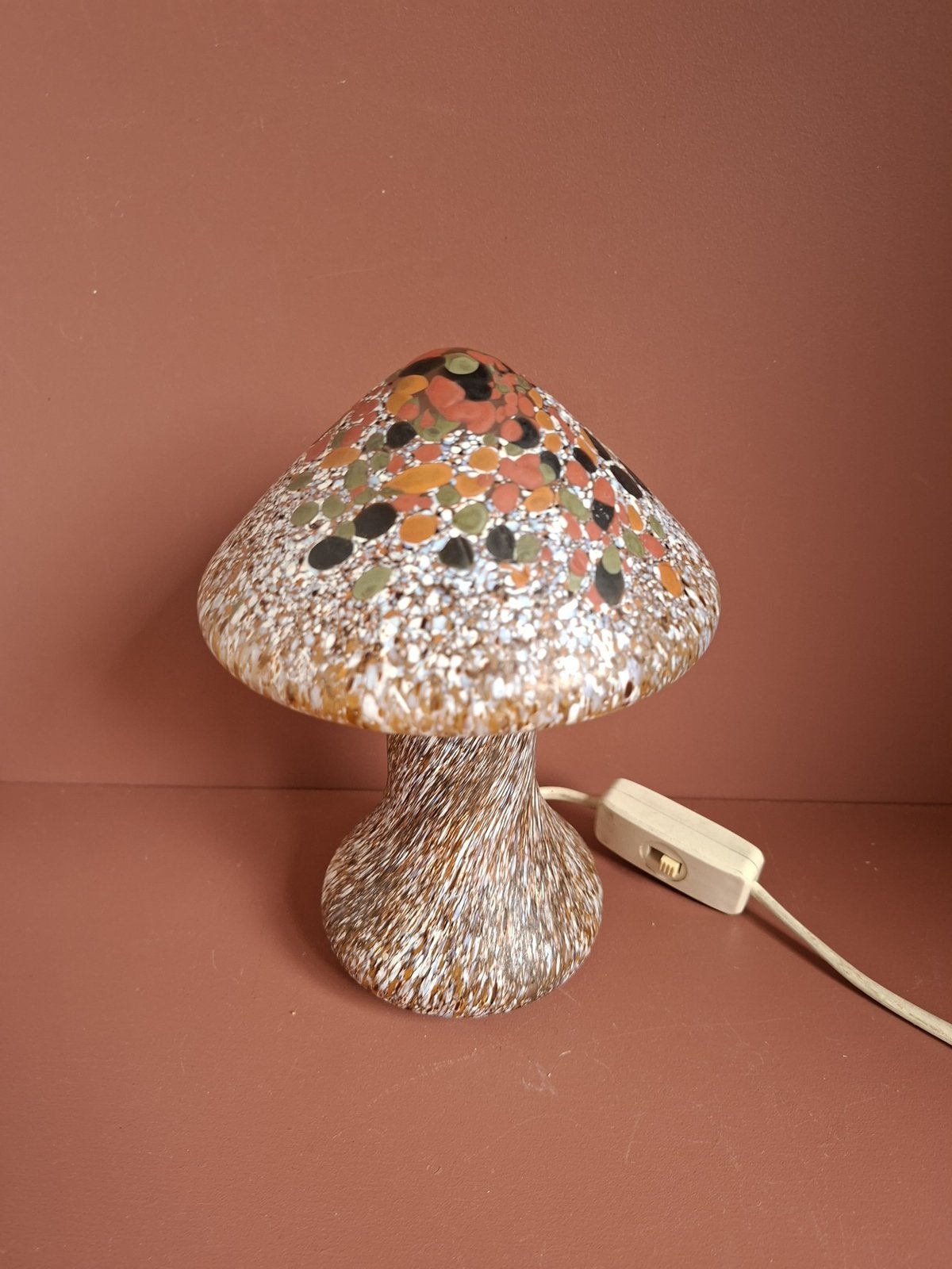 Vintage Paddenstoel Lamp Monica Backstrom Kosta Boda, Ophalen of Verzenden, Zo goed als nieuw, Paddenstoellamp, Vintage