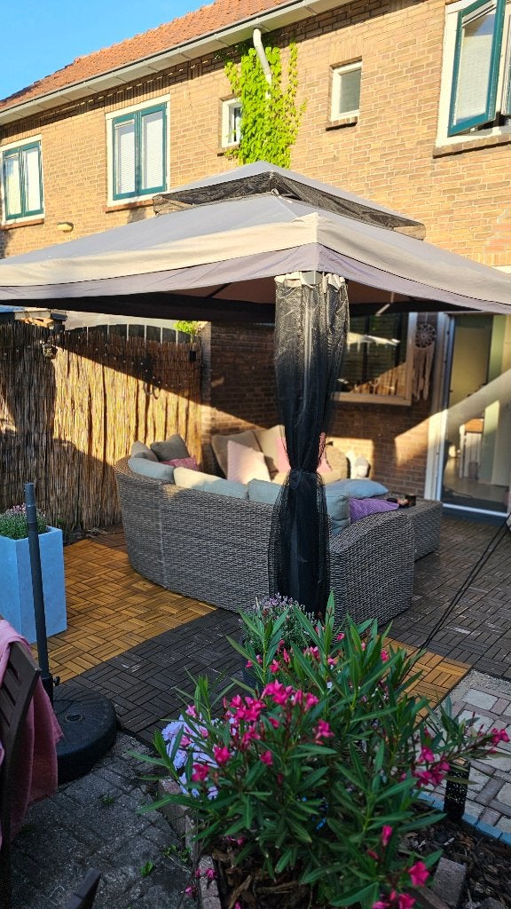 Gardenway paviljioen Valencia premium 3x4m, Ophalen, Minder dan 4 meter, Zo goed als nieuw, Paviljoen