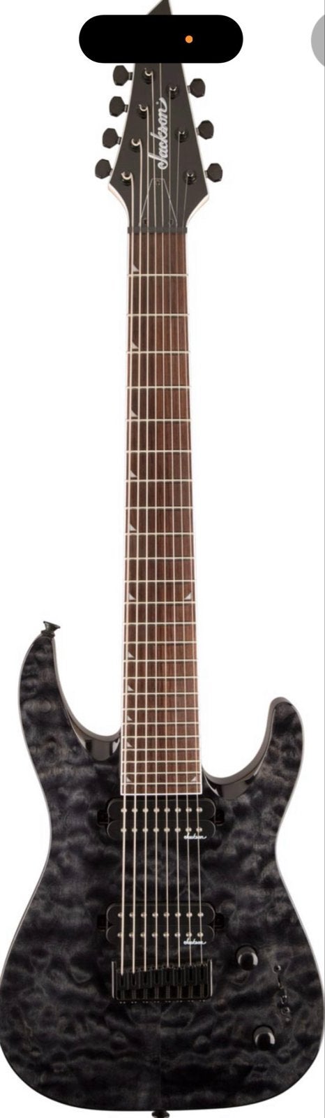 Jackson 8-snarige gitaar, Muziek en Instrumenten, Ophalen of Verzenden, Gebruikt, Solid body, Overige merken