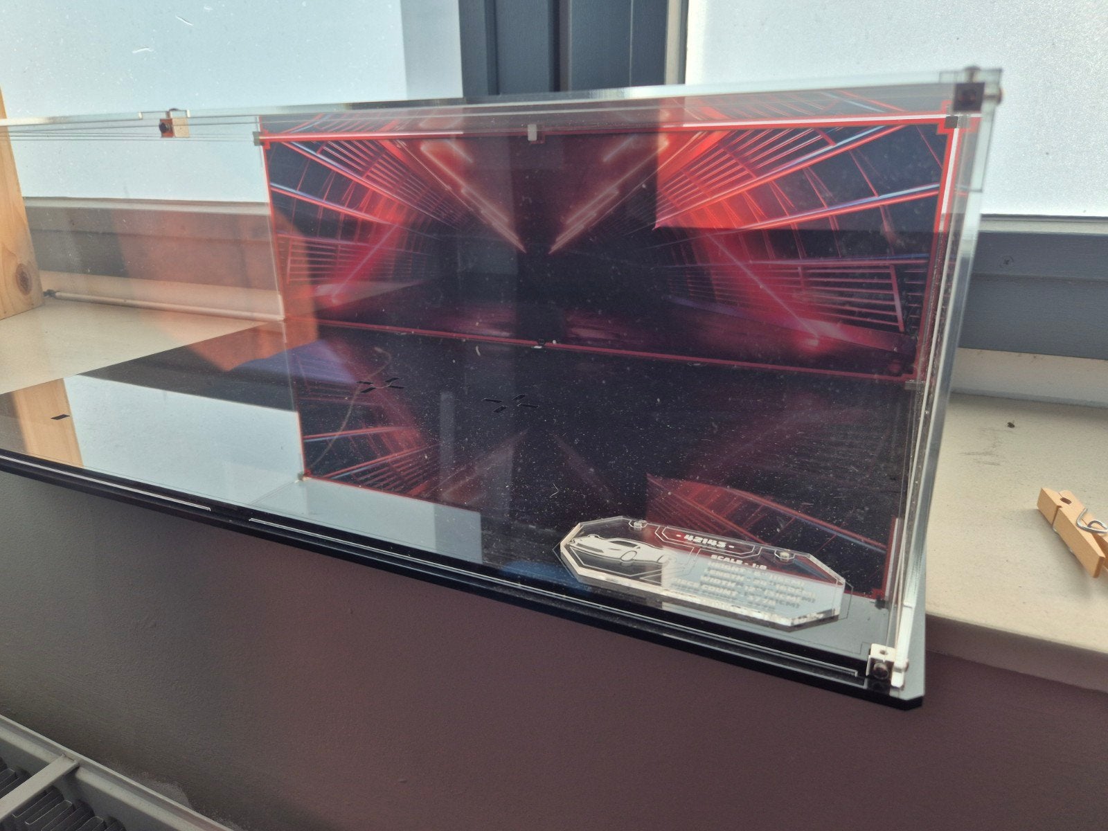 Wicked brick display case Ferrari Daytona SP3 42143, Ophalen, Zo goed als nieuw