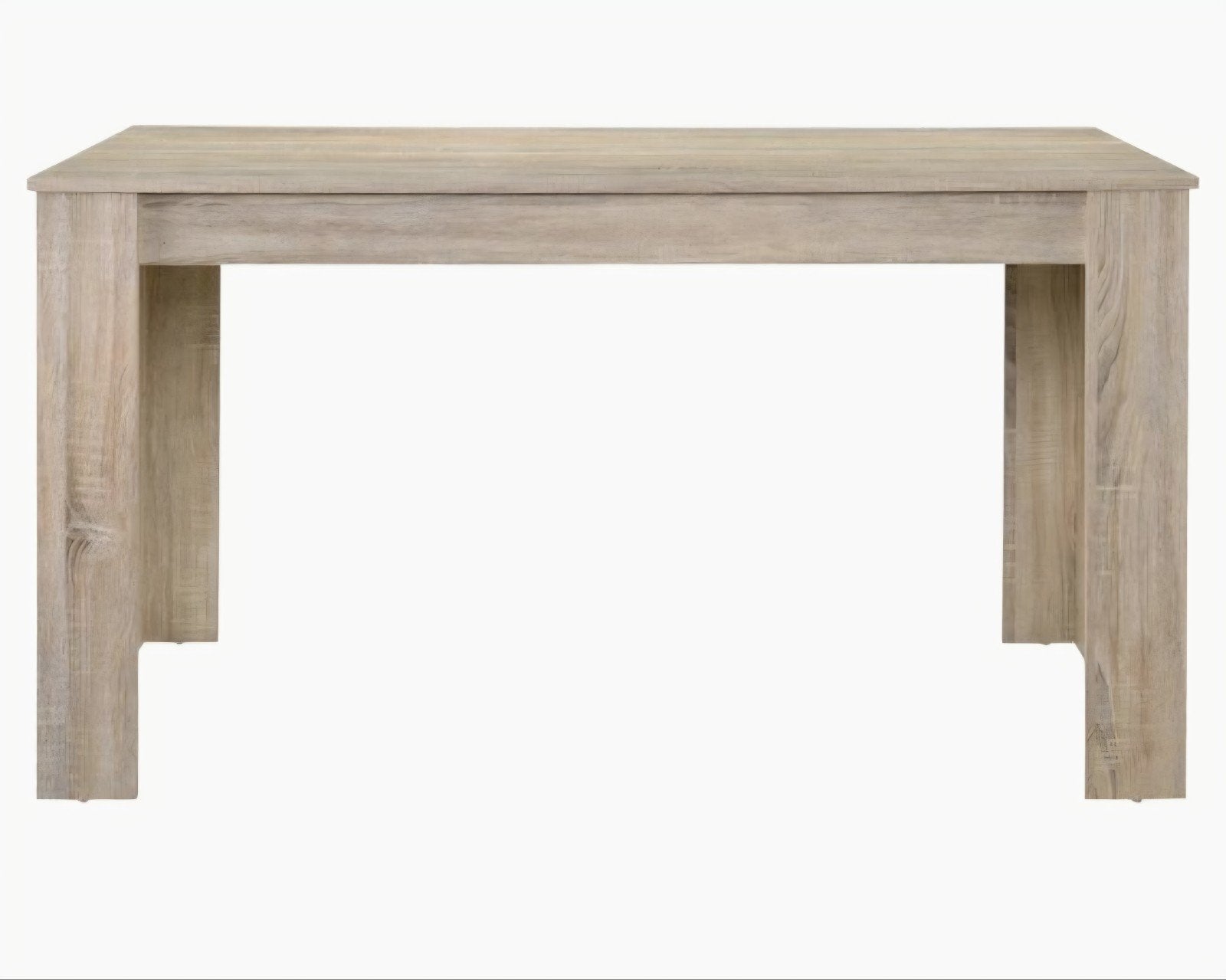 Licht eiken eettafel LeenBakker, Ophalen, Gebruikt, Eikenhout, 100 tot 150 cm