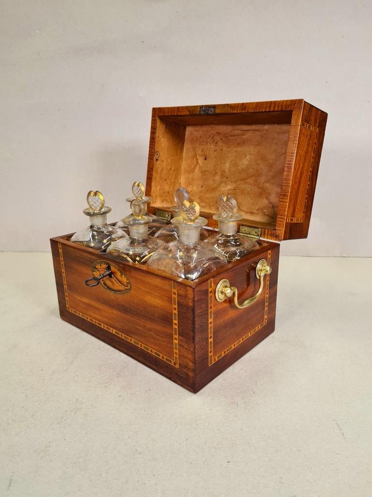 Likeurkelder, drankkistje, Louis XVI, Louis Seize, Antiek en Kunst, Ophalen of Verzenden