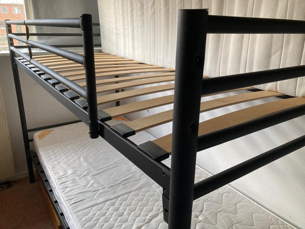 Stapelbed, Huis en Inrichting, Ophalen, Gebruikt, 90 cm, 160 tot 180 cm