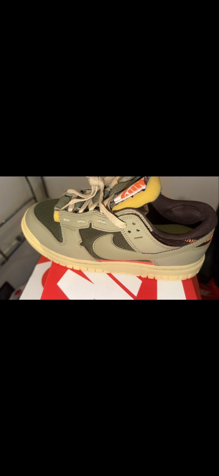 Nike Dunk Low Retro Premium Olive Groen Sneakers, Ophalen, Nieuw, Groen, Sneakers of Gympen