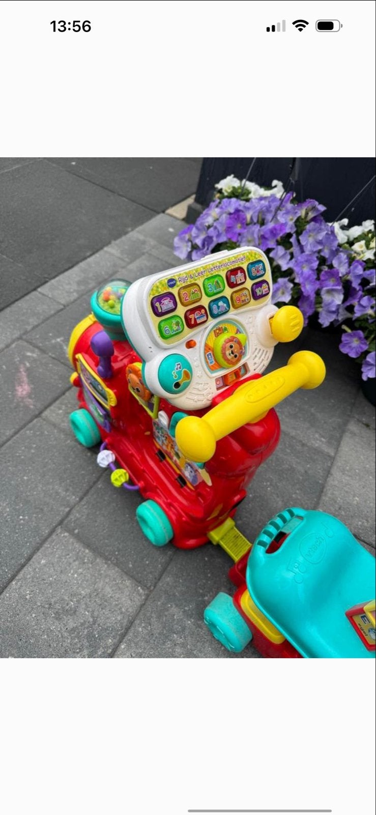 Vtech lettertrein met blokjes - Goede staat, Ophalen, Zo goed als nieuw, Overige typen, Met licht