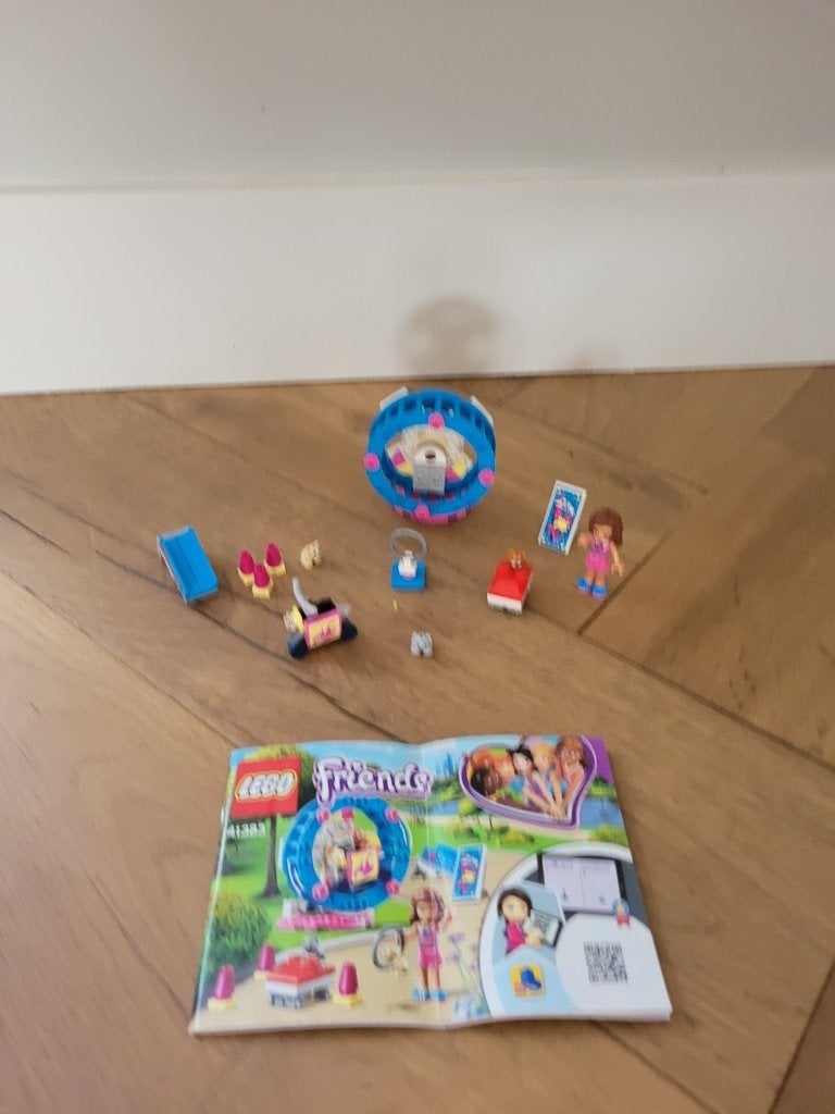 Lego Friends 41383 Olivia's Hamster Speeltuin (met doos), Kinderen en Baby's, Speelgoed | Duplo en Lego, Zo goed als nieuw, Lego