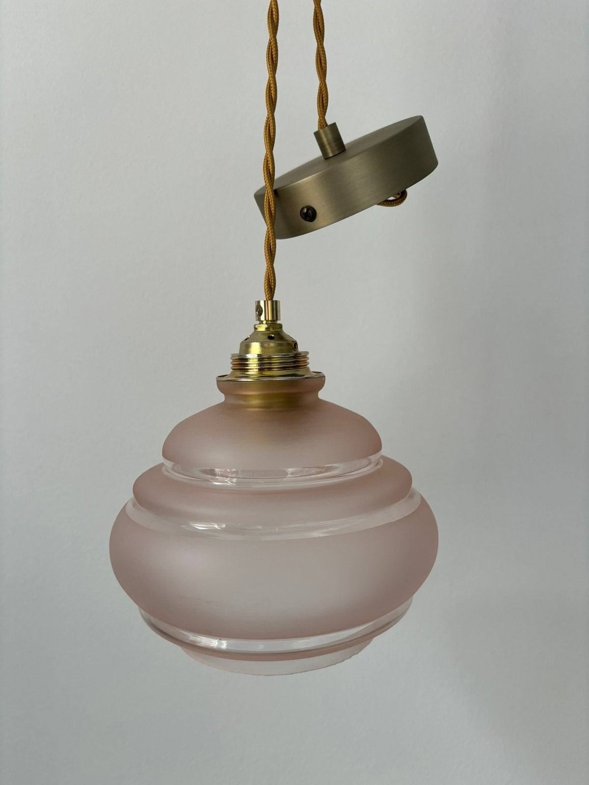 Vintage hanglamp, Ophalen of Verzenden, Zo goed als nieuw
