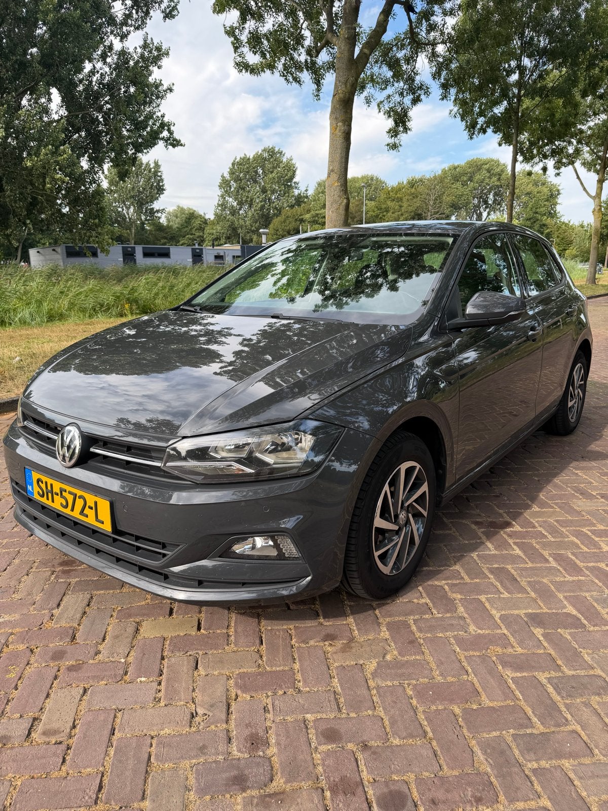 Volkswagen Polo 1.6 TDI 2018, Auto's, Voorwielaandrijving, Stof, Zwart, Origineel Nederlands