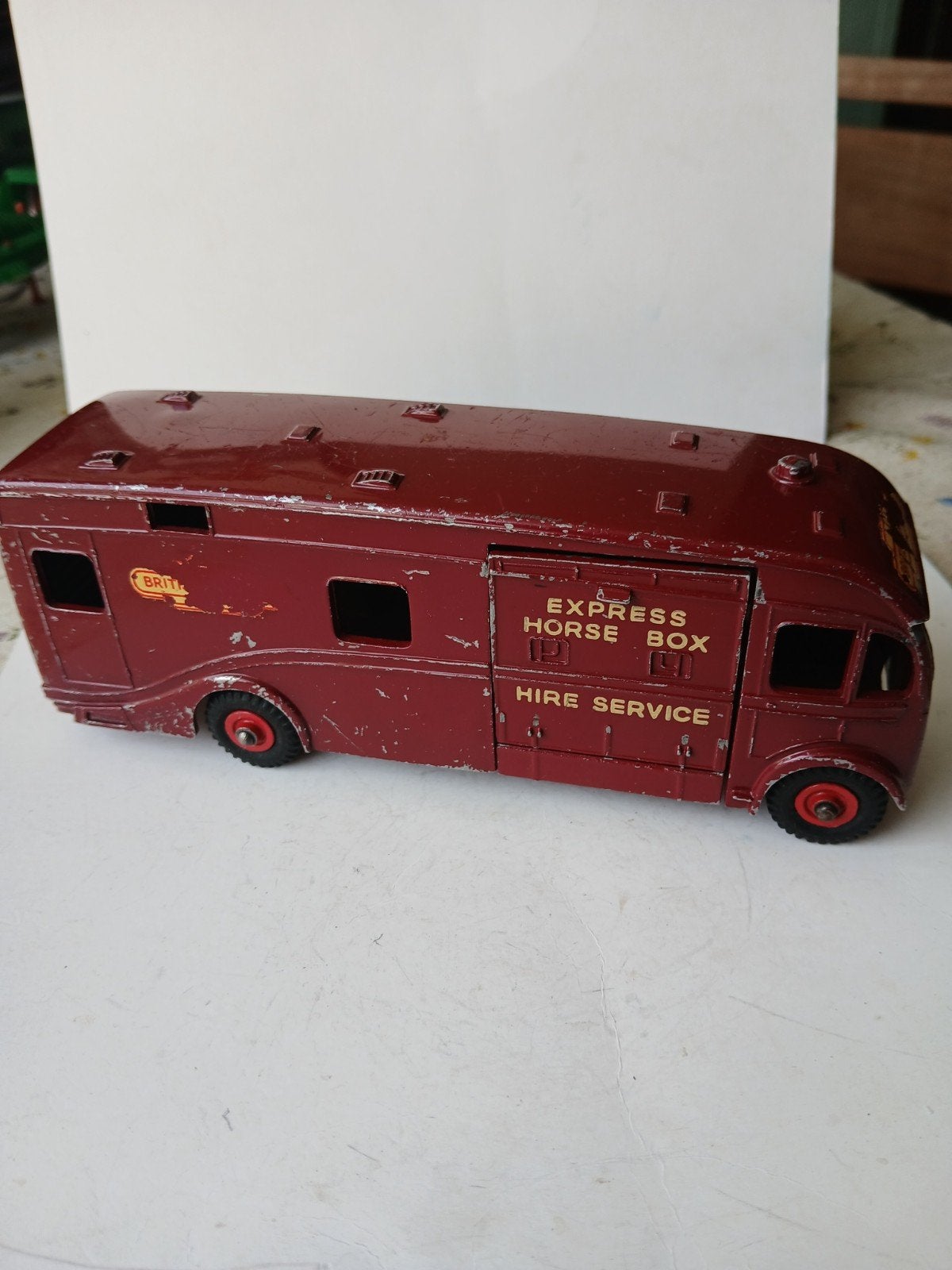 Horse Box British Railways. Dinky supertoys, Ophalen of Verzenden, Dinky Toys