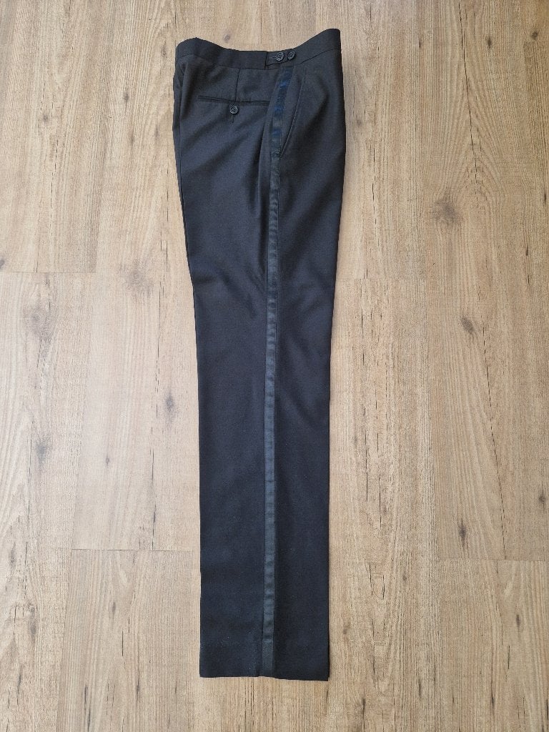 Zwarte pantalon rokkostuum maat 46, Zwart, GENTS, Ophalen of Verzenden, Gedragen
