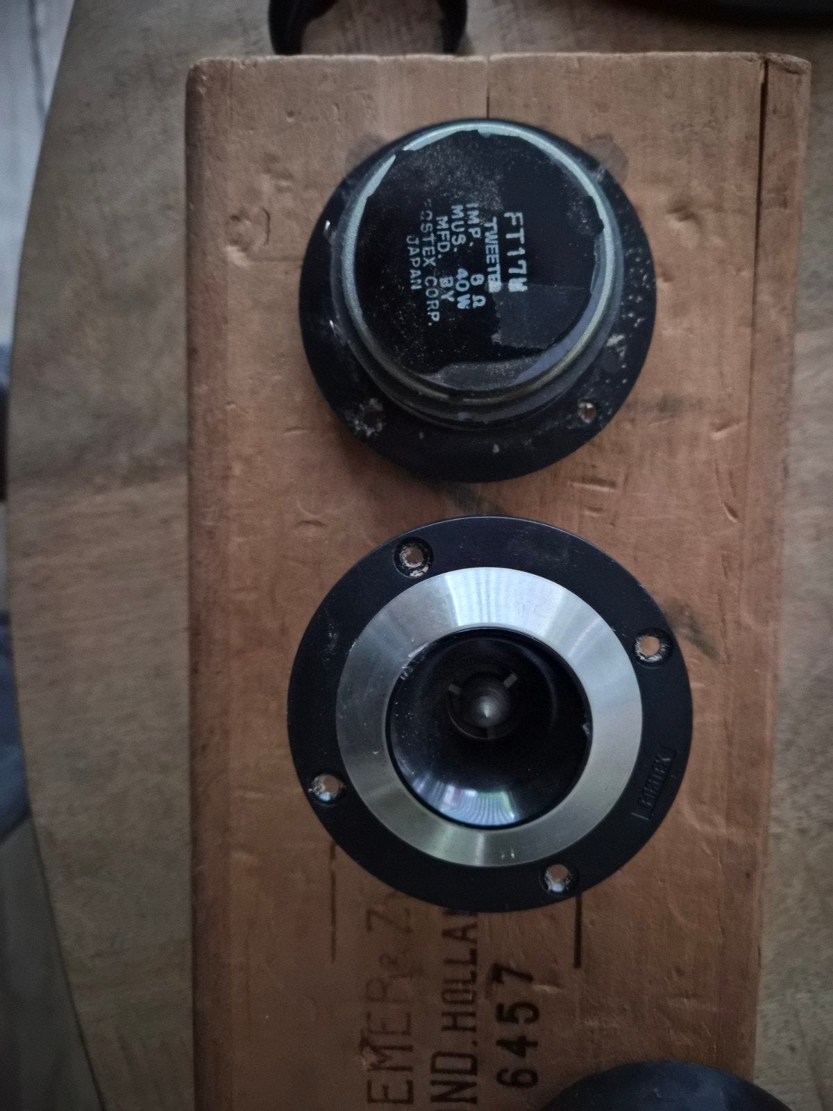 fostex tweeters 4x aanwezig, Ophalen of Verzenden, Minder dan 60 watt, Overige typen, Overige merken