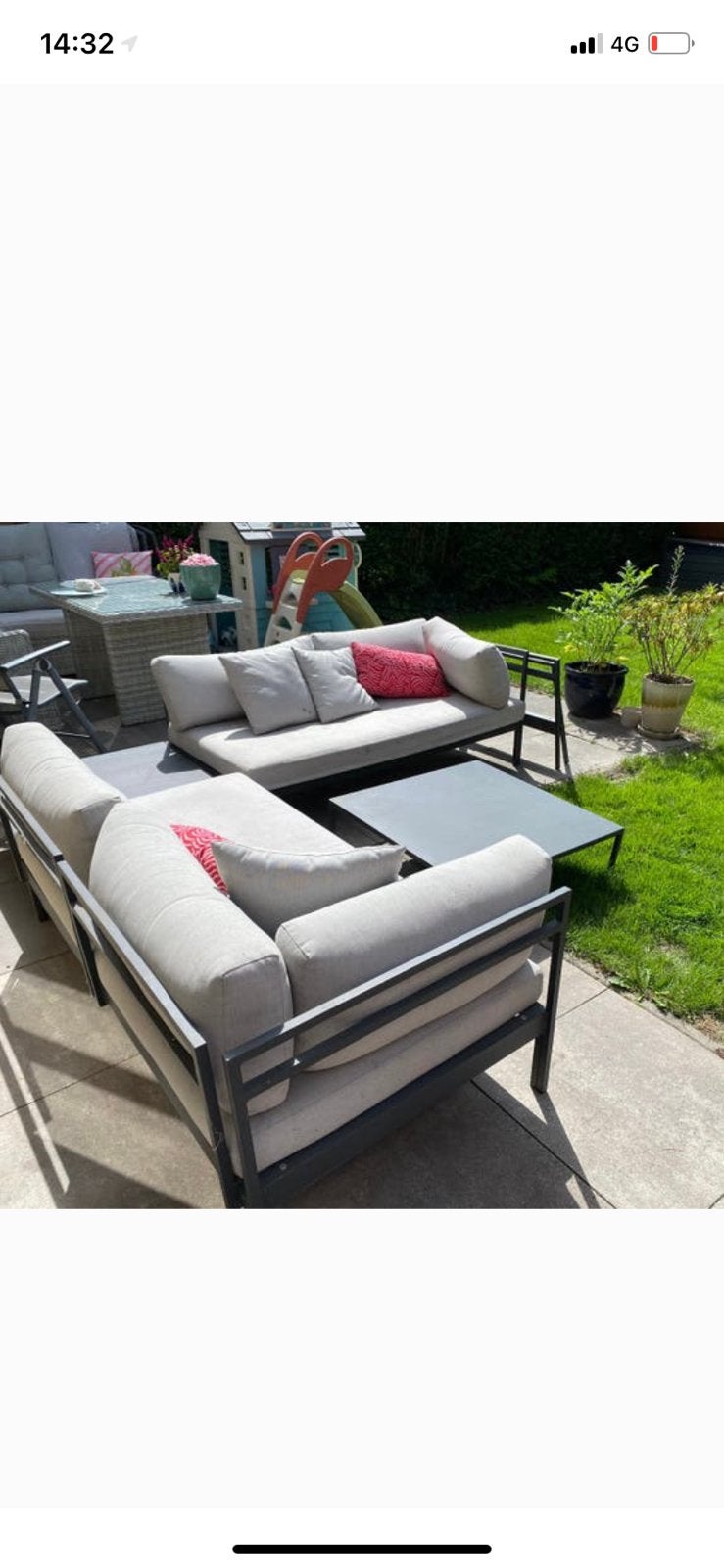 Tuin lounge set, Ophalen, Gebruikt
