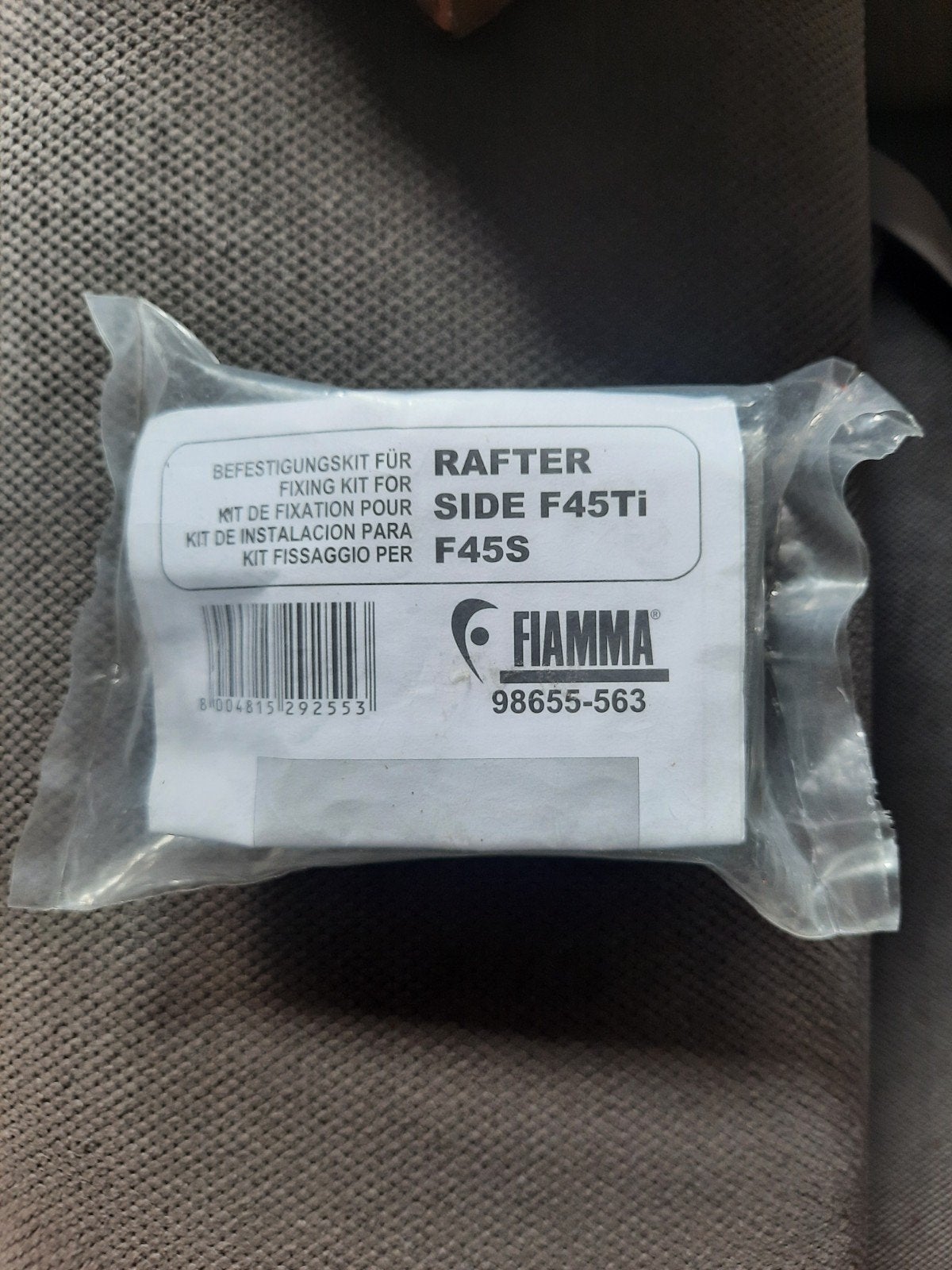 Fiamma Bevestigingskit Rafter Side F45Ti / F45S (98655-563), Ophalen of Verzenden, Nieuw