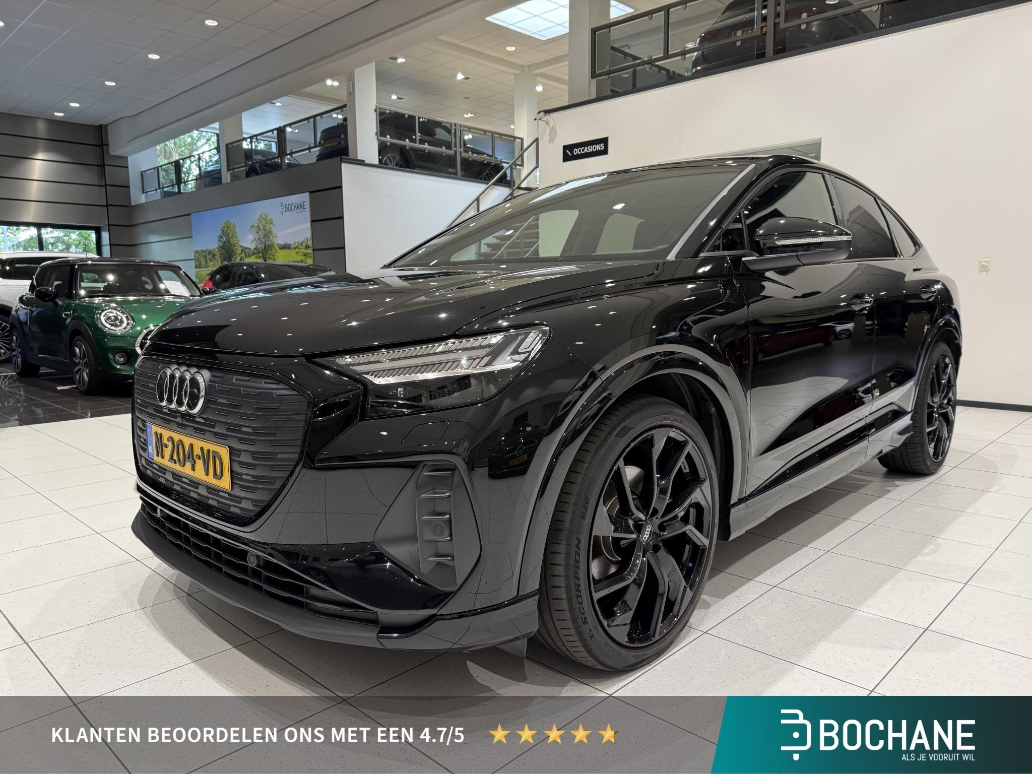Audi Q4 Sportback e-tron 35 Launch edition Advanced 55 kWh |, Auto's, Audi, Automaat, Gebruikt, Zwart, Zwart