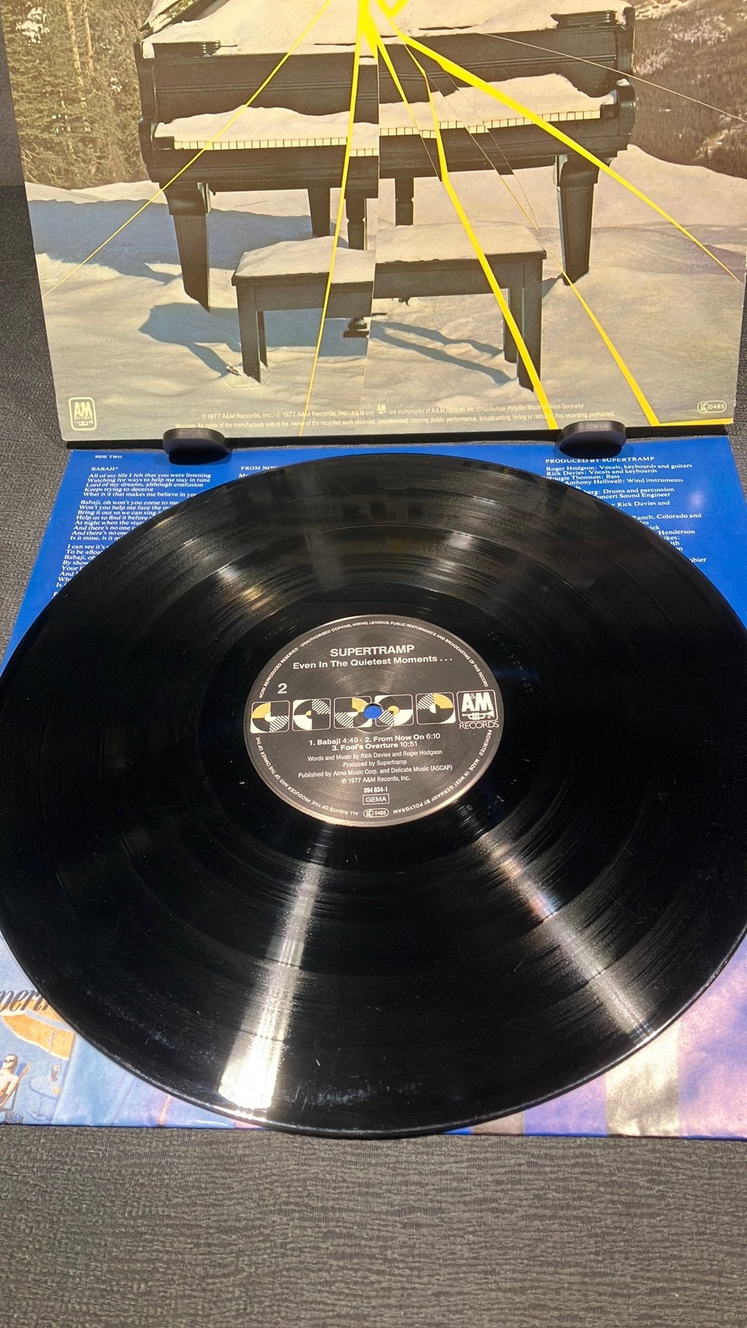 Supertramp— Even in The Quietest Moments …, LP, Inclusief binnenhoes, Ophalen of Verzenden, Zo goed als nieuw