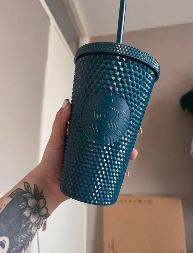Diverse Starbucks Bekers - Studded, Glitter & Glow in the Da, Ophalen of Verzenden, Gebruikt, Meerkleurig, Kunststof