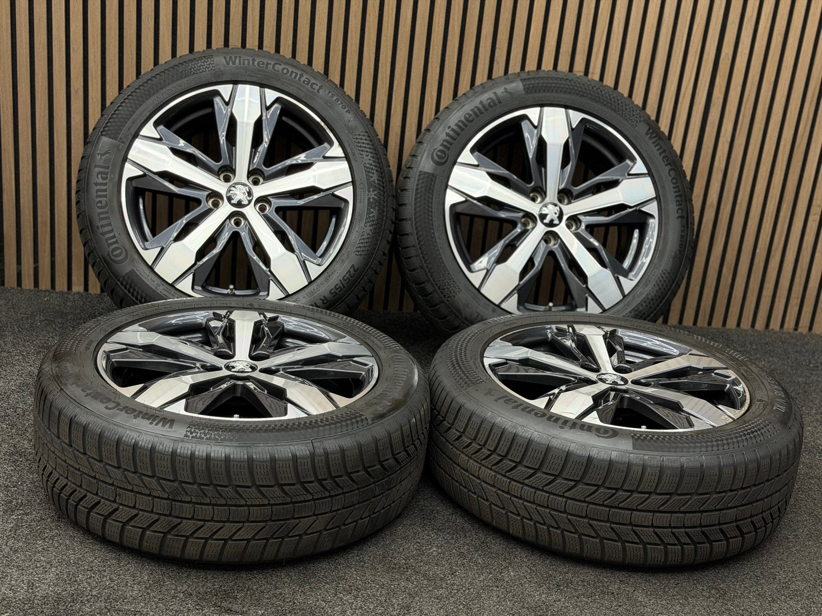 Originele 18 inch Peugeot 3008 5008 5x108 ET49 Continental, Ophalen, 18 inch, ., Banden en Velgen
