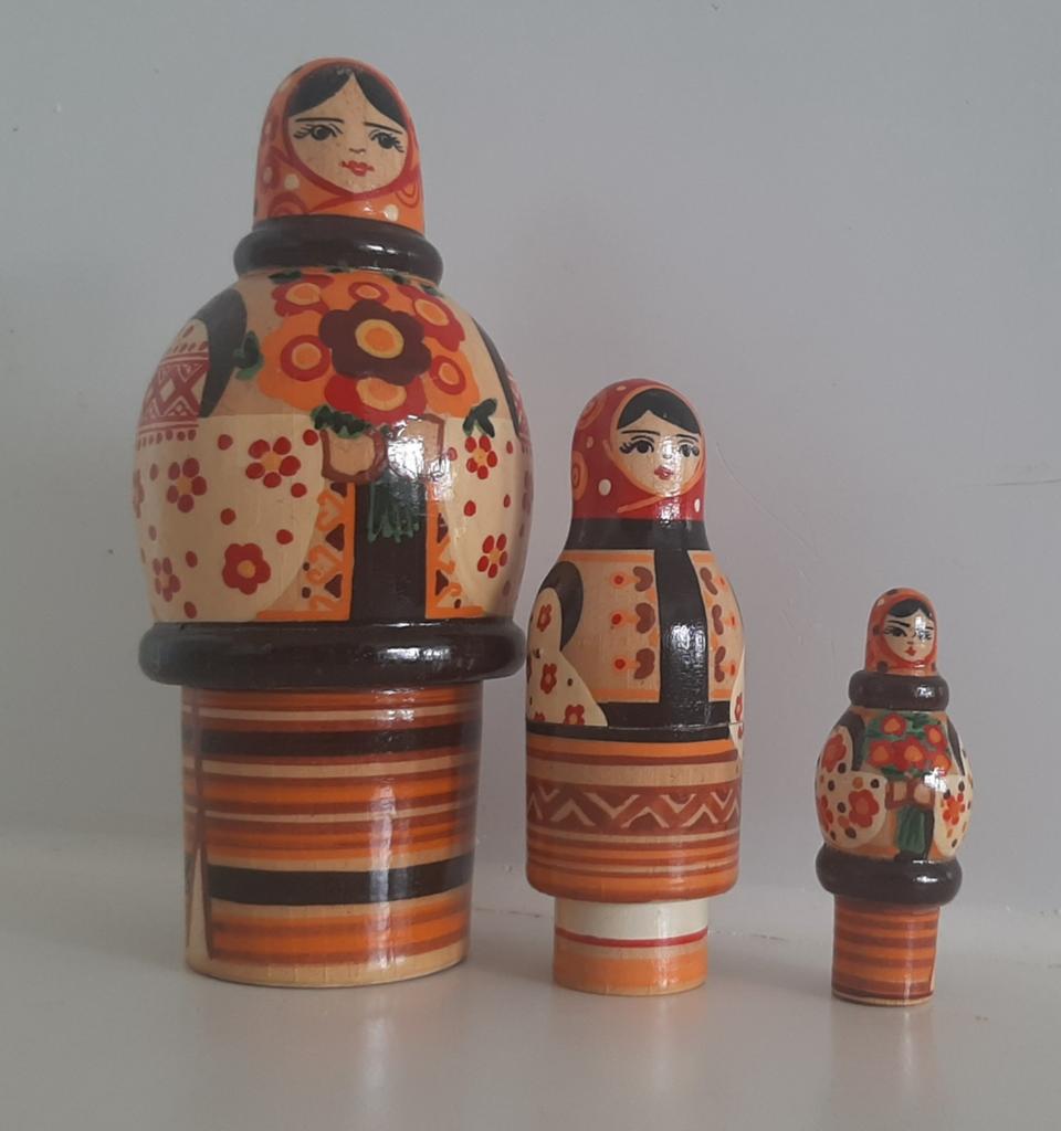 Vintage Ukraine  Matryoshka, Verzamelen, Poppetjes en Figuurtjes, Ophalen of Verzenden