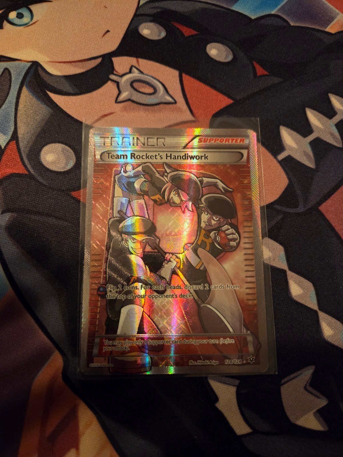 Team Rocket's Handiwork, Ophalen of Verzenden, Zo goed als nieuw, Losse kaart, Foil