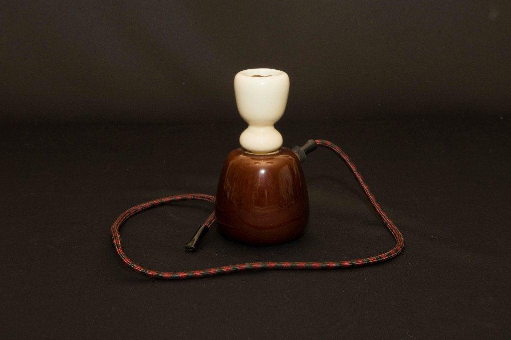 Zenith Gouda Whiskey pijp of Shisa "Hollow Bowl", Ophalen of Verzenden, Zo goed als nieuw, (Water)pijp