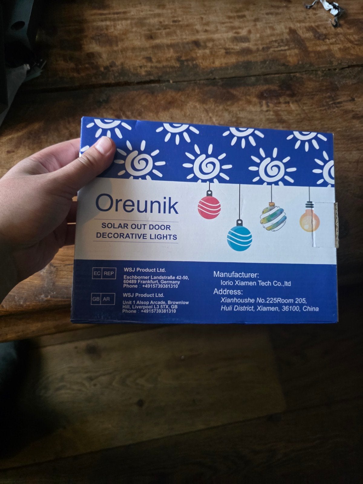 OreuNik Solar LED Lichtsnoer - Decoratieve Buitenverlichting, Zonne-energie, Kunststof, Minder dan 50 watt, Overige typen