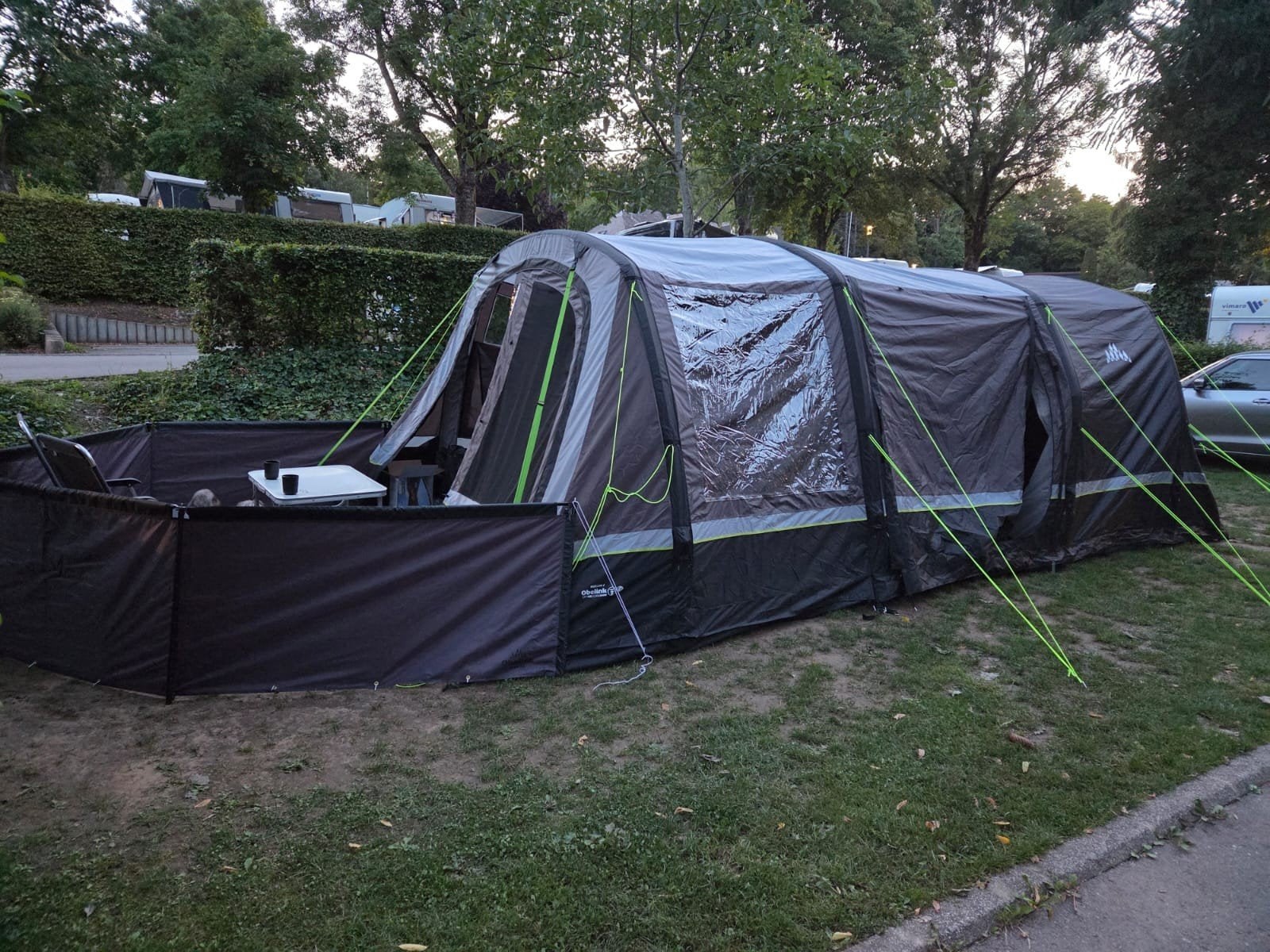 Obelink Hudson 4 Polyester tent Easy Air.Slechts 1 week, Ophalen, Zo goed als nieuw
