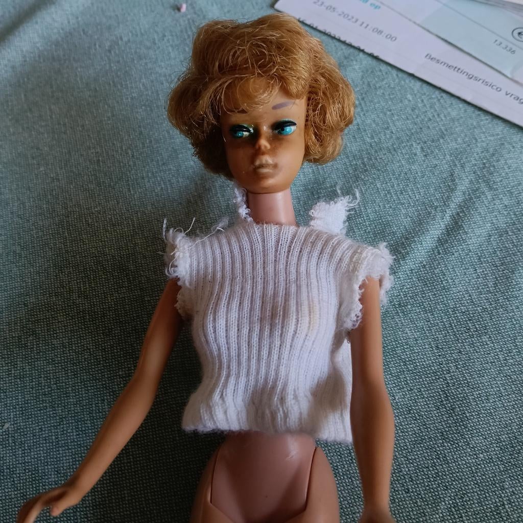 Vintage barbie van mattel, Verzamelen, Ophalen of Verzenden, Gebruikt